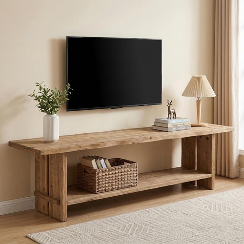 Solid wood stand for - wood, tv